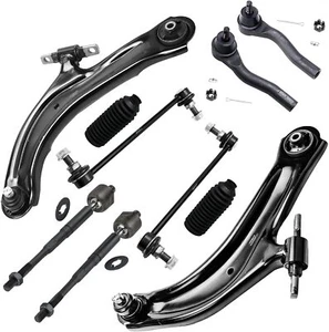 Brazo de control inferior delantero de 10 piezas + barra estabilizadora + barra estabilizadora para Nissan Sentra 2007-2012 - Imagen 1 de 1