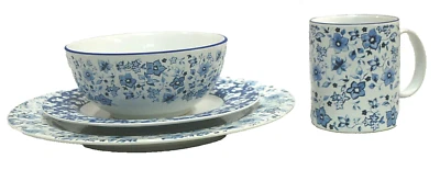 Pfaltzgraff Blue Meadows Suave 4 Piezas Cena, Ensalada, Tazón, Taza C1089 Foto 1 de 4