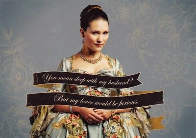 Outlander Season 2 (2017) QUOTES Trading Card Insert Q5 / LOUISE DE ROHAN - Image 1 of 2