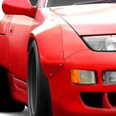 For Nissan 300ZX 90-96 PM-Z Style Fiberglass Front Fender Flares Unpainted Foto 1 de 4