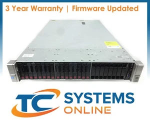 HP DL380 G9 24SFF 2xE5-2660v4 2GHZ = 8Cores 256GB 16x300GB 12G SAS - Bild 1 von 2