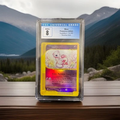 Pokémon Mew TCG Expedition 19/165 Reverse Holo E-Reader Mint Condition CGC 8 - Image 1 of 4