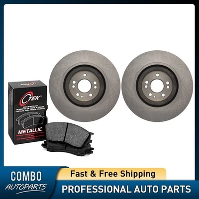 Front Disc Brake Pad Set Disc Brake Rotor fits 2001-2003 Mercedes-Benz ML55 AMG - Image 1 of 4