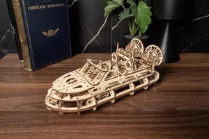 UGEARS - Mechanical Wooden 3D Puzzle Rescue Hovercraft Model - NEW! - Picture 1 of 4
