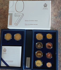 KMS San Marino 2017 PP im original Etui inkl. 2x2 EUR "Bondone + Turismo" - Bild 1 von 4