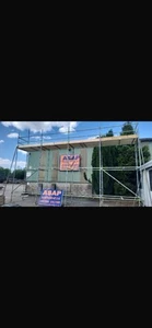 Cuplock Scaffolding Used 10m Long X 5m High With New Scaffolding Boards £1850.00 - Picture 1 of 11