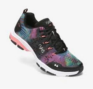 Ryka Damen-Trainingsschuhe schwarz Schnürschuhe Batik Vivid RZX Größe 10M - Bild 1 von 7