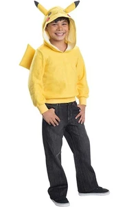 CON LICENCIA PIKACHU SUDADERA CON CAPUCHA POKEMON NIÑOS NIÑOS VESTIDO ELEGANTE DE HALLOWEEN DISFRAZ - Imagen 1 de 2