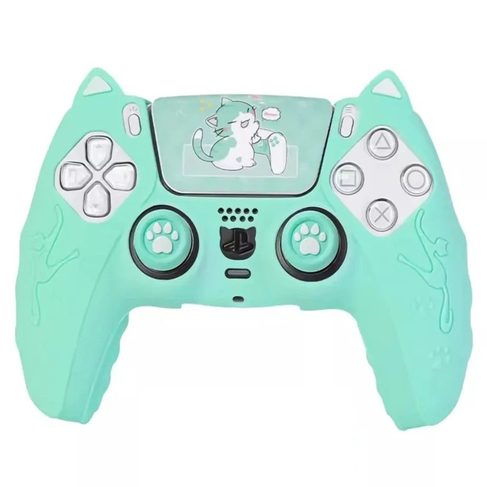 PS5 DualSense Controller Silicone Skin Grip Cover | Kawaii Cat Paw All 8 Colors! - Image 1 of 4