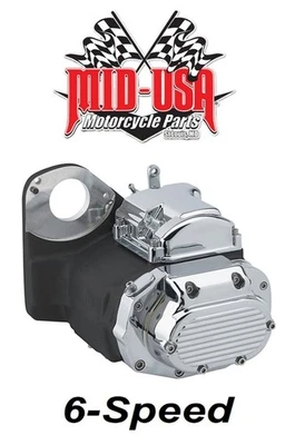 TRANSMISIÓN NEGRA MEDIA EE. UU. 6 VELOCIDADES INDIAN CHIEF VINTAGE SCOUT SPIRIT 99-03 Foto 1 de 2