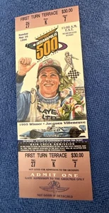 1996 Indianapolis 500 Indy 500 Motor Speedway Race Ticket Stub komplett - Bild 1 von 2