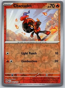 Charcadet 043/197 Reverse Holo SV03: Obsidian Flames NM - Picture 1 of 2