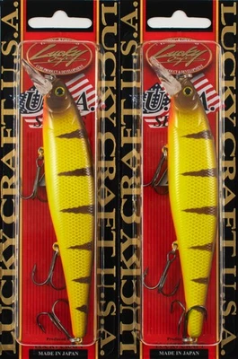 (LOTE DE 2) PUNTERO LUCKY CRAFT 128SP 1OZ PT128SP-859 NORTH WALLEYE L8225 Foto 1 de 2