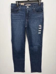 Levi's Damen 314 Shaping Straight Jeans Farbe Lapis Loft Medium Wash 29x33 Neu mit Etikett - Bild 1 von 8