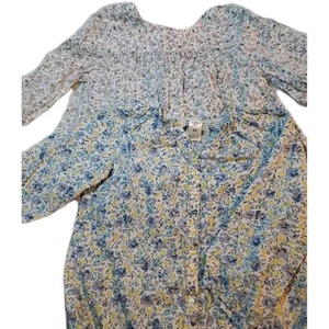 2 Shirts- Arizona 5T And OshKosh 4/5 GIRLS long Sleeve Dress Shirts - Picture 1 of 8