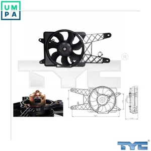 FAN ENGINE COOLING 809-0012 FOR FIAT SEICENTO/600/Hatchback/Van 0.9L 4cyl - Picture 1 of 9