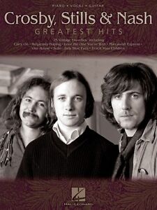 Crosby Stills & Nash Greatest Hits Sheet Music Piano Vocal Guitar Book 000306520