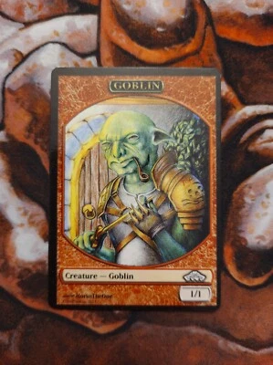 RARE DISCONTINUED Goblin Token Cardplace Russian Import MTG Magic the Gathering - Image 1 of 2