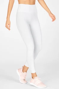 FABLETICS Leggings donna bianco vita alta PowerHold 7/8 taglia large - Foto 1 di 7