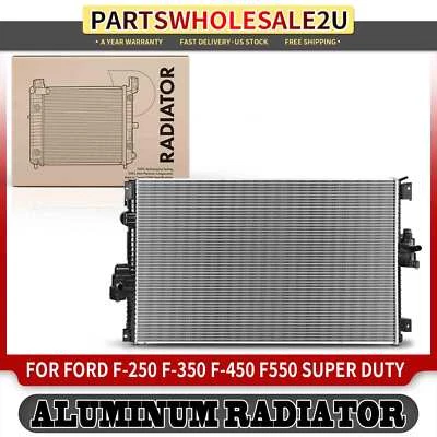 Radiador auxiliar sem refrigerador de óleo para Ford F-250 F-350 F450 F550 Super Duty 6.7L - Imagem 1 de 4