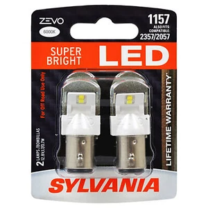 SYLVANIA - 1157 ZEVO LED White Bulb - Bright LED Bulb (Contains 2 Bulbs) - Picture 1 of 8