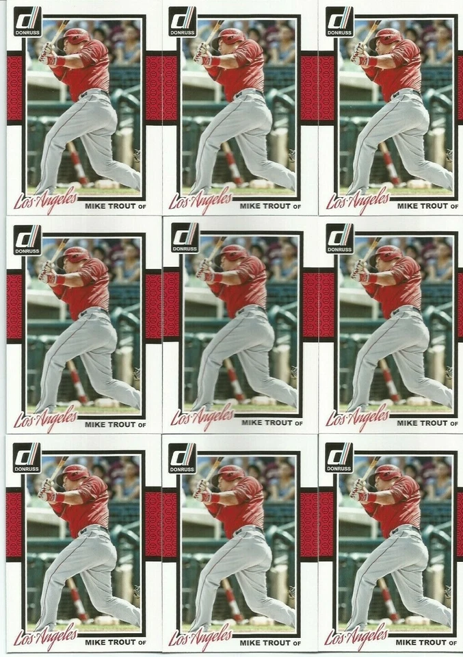 MIKE TROUT (Angels) 2014 PANINI DONRUSS CARD #301 - Image 1 of 1