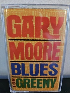 GARY MOORE Blues For Greeny 1995 CASSETTE TAPE EX-THIN LIZZY BLUES HARD ROCK - Picture 1 of 5