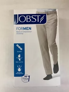 Jobst 115410 For Men Black 20-30 mmHg Large Thigh CT Compression Stockings NEW - Picture 1 of 5