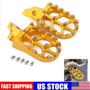 Dirt Bike Foot Pegs,Motorcycle CNC for RMZ 250 2007-2009 RMZ 450 2005-2007 - Picture 1 of 3