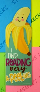 Eureka Banana Scented Scratch & Sniff Bookmark - Picture 1 of 3