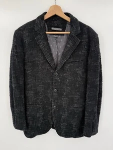 John Varvatos Strickjacke abstrakt strukturiert schwarz Größe EU 50 USA 40 UVP 1498 $ - Bild 1 von 7