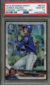 BB - 2018 Bowman Draft Chrome - Ref - #BDC6 - Jarred Kelenic - PSA 10 - Imagen 1 de 2