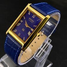 Seiko Slim Quartz New Battery Roman Numerals Japanese Men's Wrist Watch SZ01