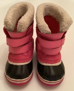 SOREL Girl's /Toddler Snow Boot - Pink / Size 6 - Picture 1 of 8