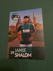 VfB Lübeck , J. Shalom , Autogrammkarte, Fussball - Picture 1 of 1