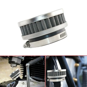 1pc 48mm-50mm Motorcycle Parts Scooter Stainless Steel Air Intake Filter & Clamp - Picture 1 of 12