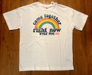Old Navy Girls Rainbow Beatles T Shirt XL 14 - 16 Lennon McCartney Come Together - Picture 1 of 5