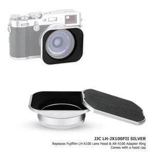 Metal Lens Hood & Adapter Ring & Hood Cap for Fujifilm X100V X100VI X100T X100S - Picture 1 of 10