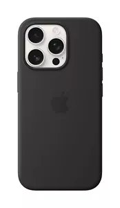 Apple Original iPhone 16 Pro Silikon Case mit MagSafe - Schwarz - Bild 1 von 2