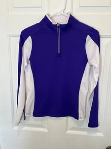 Girls Obermyer Gigi Athletic Top  1/4 Zip Pullover Size Large 14/16 - Picture 1 of 7