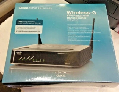 Cisco Small Business Wireless-G VPN Router with Range Booster Model WRV210*OT42* - Image 1 of 4