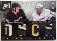 Corey Perry Smith-Pelly 2012 Panini Prime Combos Jerseys Patch/25 quad "DUCK"