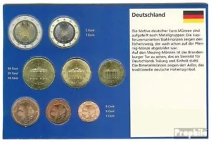 BRD (BR.Deutschland) 2002 Stgl./unzirkuliert Kursmünzensatz gemischte Buchstaben - Bild 1 von 1