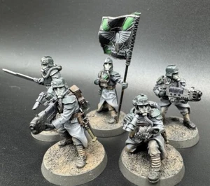 Escuadrón de Comando DKoK Cuerpo de la Muerte de Guerra Forja Mundo Astra Militarum bien pintado - Imagen 1 de 5
