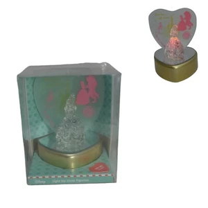 Disney Princess Belle Light Up Glass Figurine Belle changes color New - Picture 1 of 6