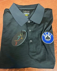 American Contract Bridge League (ACBL) Prototipo Promozionale Polo Nera XL Nuova - Foto 1 di 4