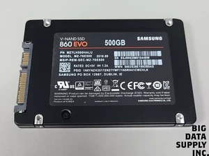 Samsung MZ-76E500 860 EVO 500 GB 2,5"" SATA III SSD interno parte/N MZ7LH500HALU - Imagen 1 de 5