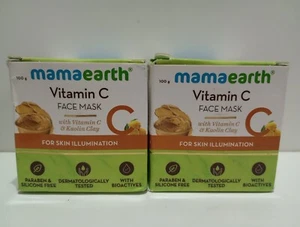 (2) Mamaearth Ubtan Face Pack Mask for Fairness, Tanning & Glowing Skin 100 gm - Picture 1 of 1