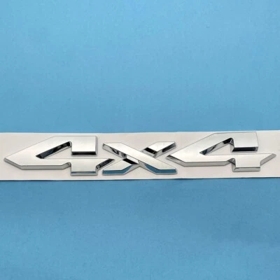 Rear Tailgate 4x4 Letter Emblem For Ram 1500 2500 3500 4X4 Liftgate Badge Chrome Foto 1 de 4