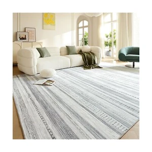 Area Rugs for Living Room: 9x12 Washable Boho Rug for Bedroom Large Neutral B... - Picture 1 of 7